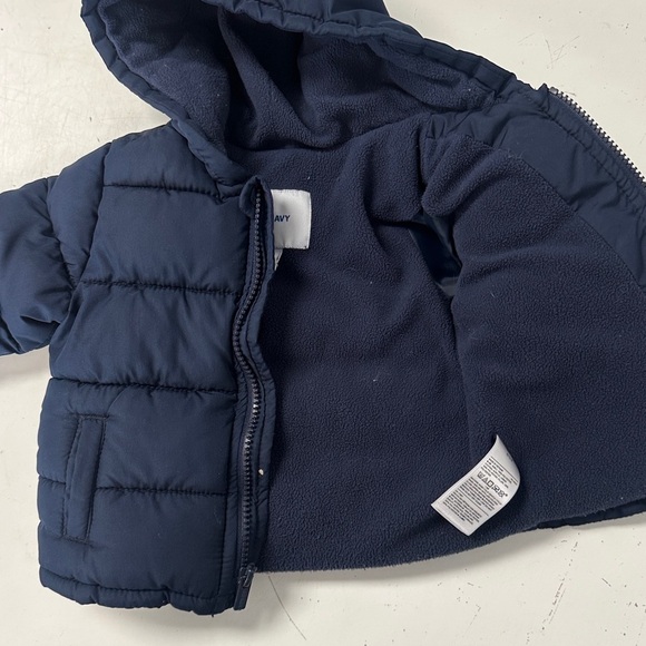 Old Navy Frost Free Winter Ski Snow puffer jacket 6-12m unisex - Picture 2 of 3